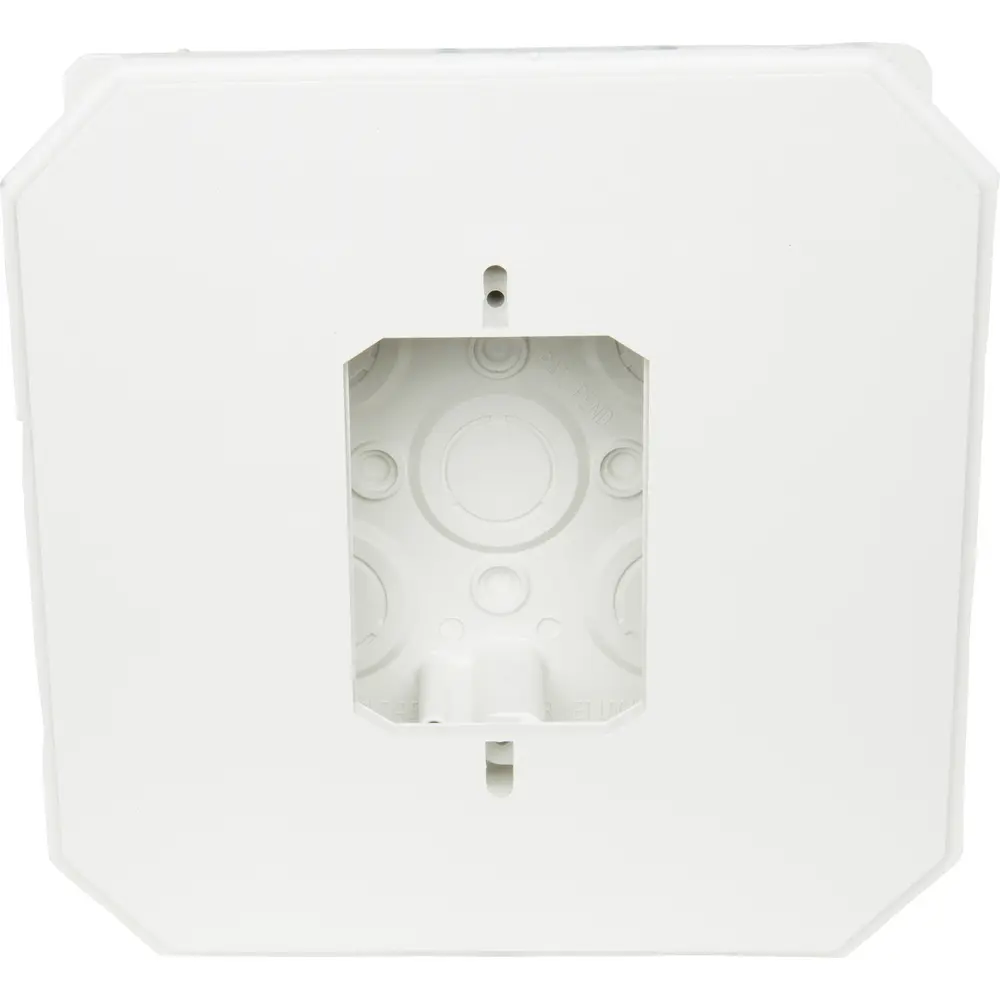 6-1/2" x 6-1/2" Siding Box Kit w/ Flange (Fixtures and GFCIs), 24.5 Cu In., White