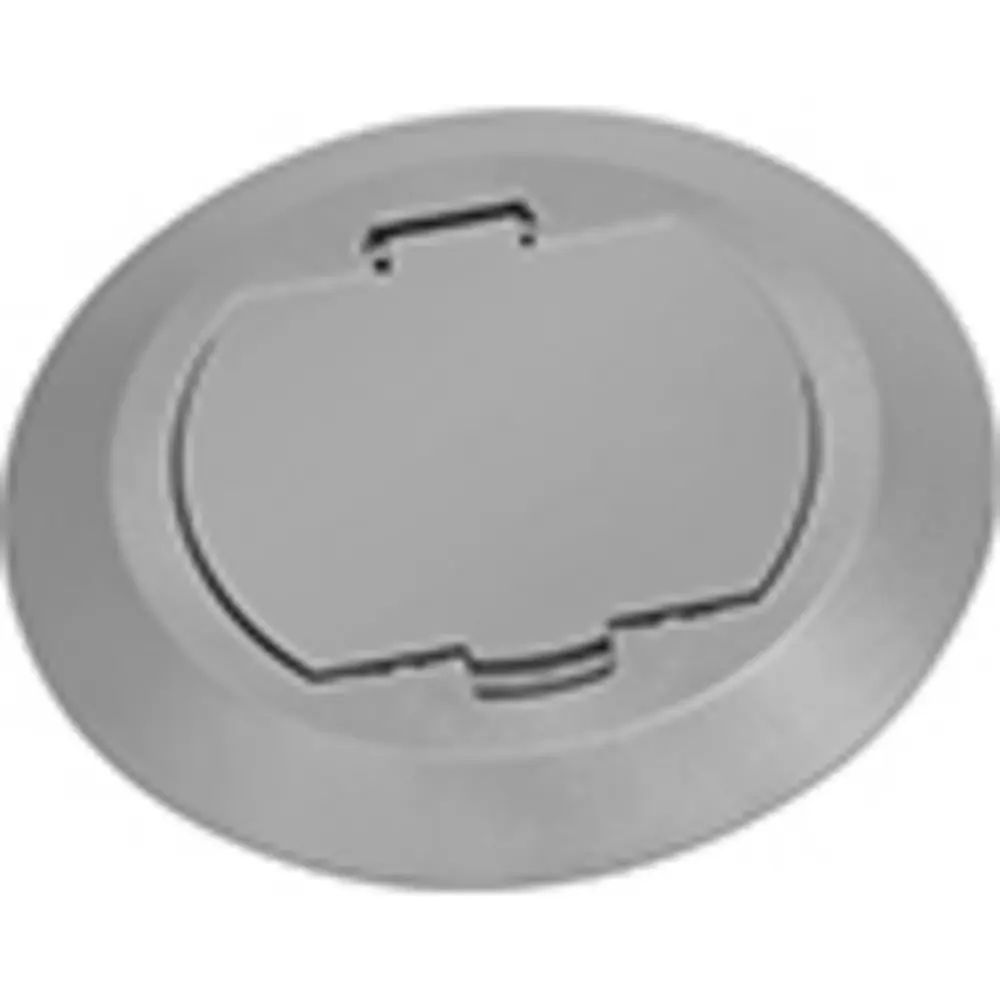 6" Round Cover Kit w/ Flip Lid, Gray