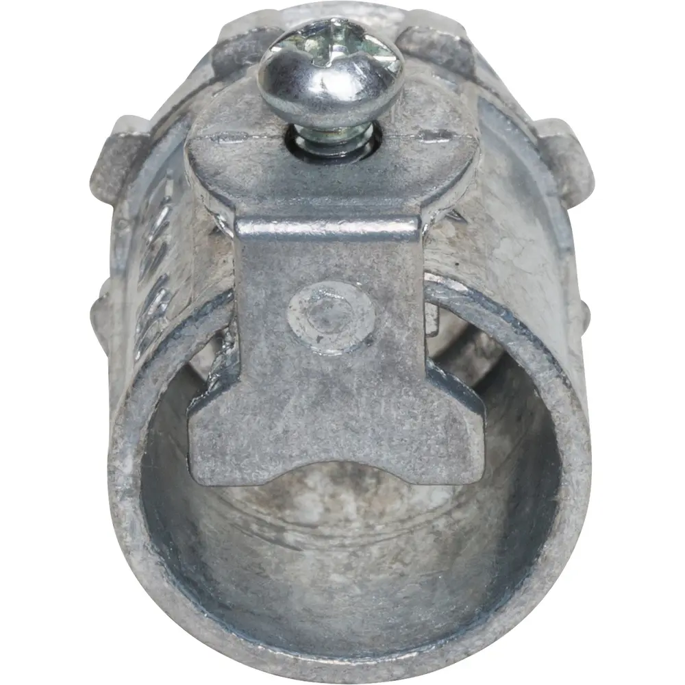 7/16" Saddle Grip® Connector, 1/2" Knockout, Zinc
