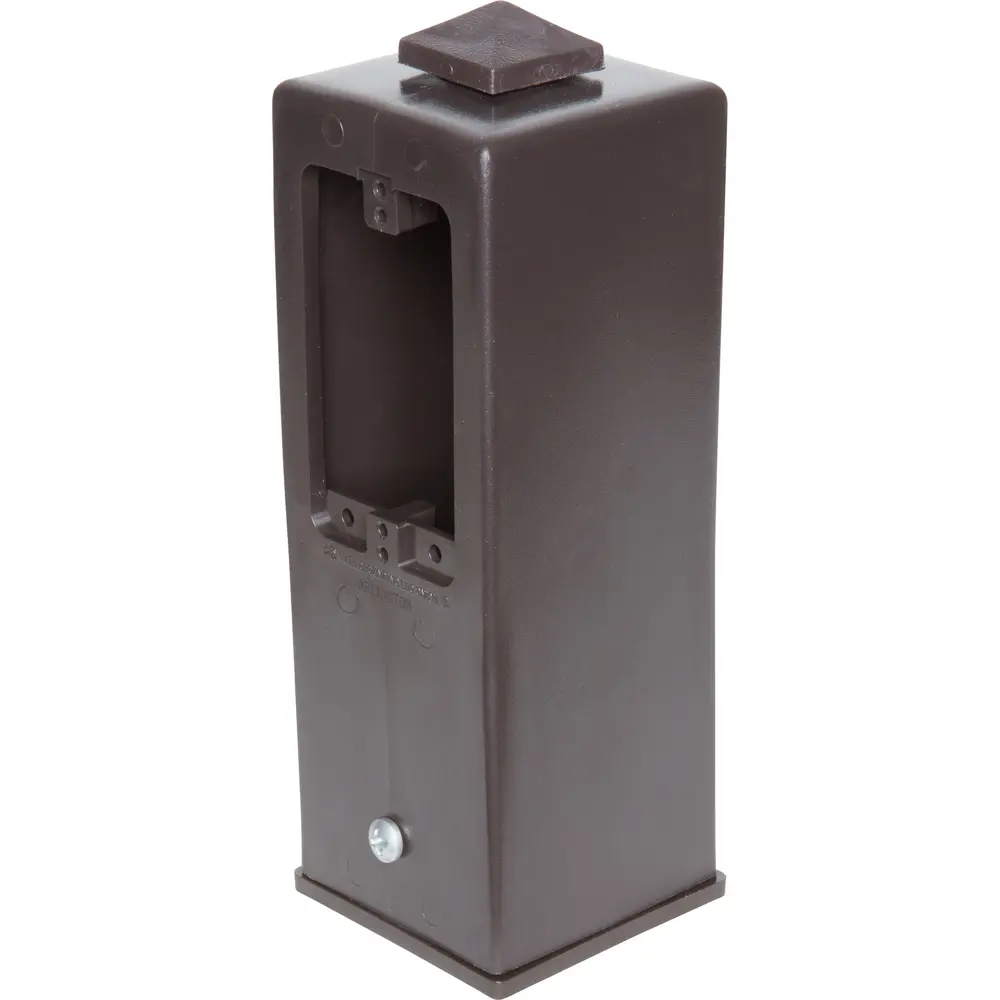 9" Post Or Deck Mount Support For Outdoor Light Fixtures, Bronze