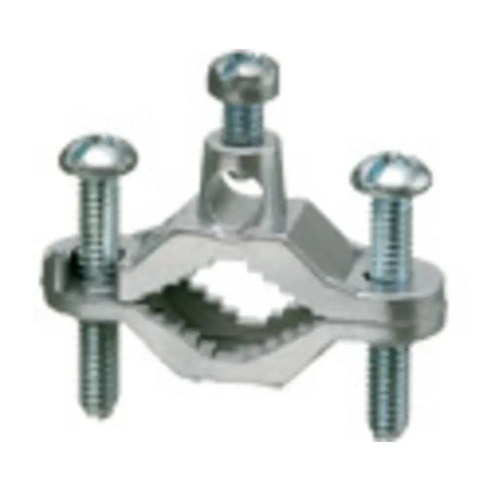 Bare Wire Ground Clamp, 1/2" - 1" Pipe, 10-2 AWG