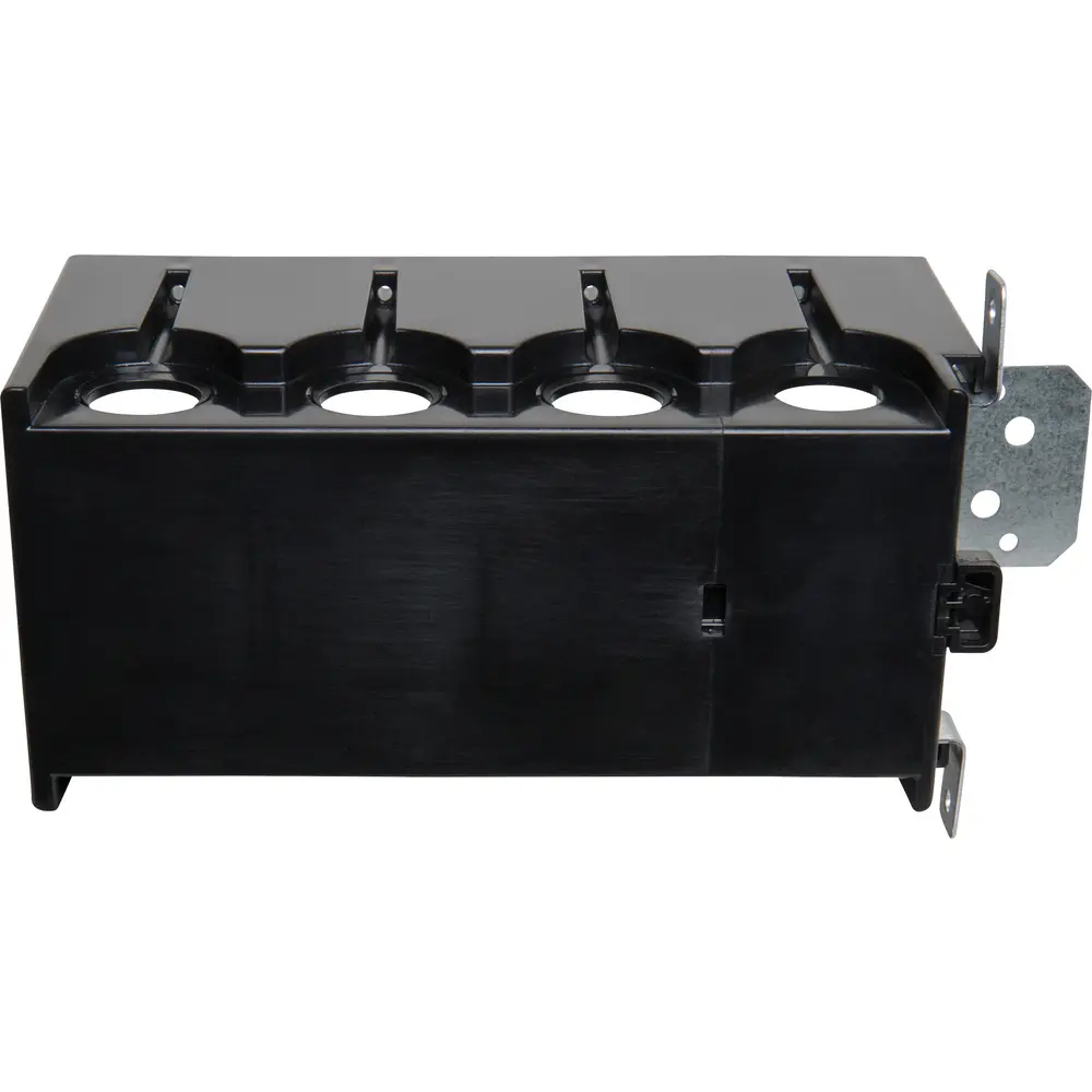 Four-Gang Non-Metallic Outlet Box, Black