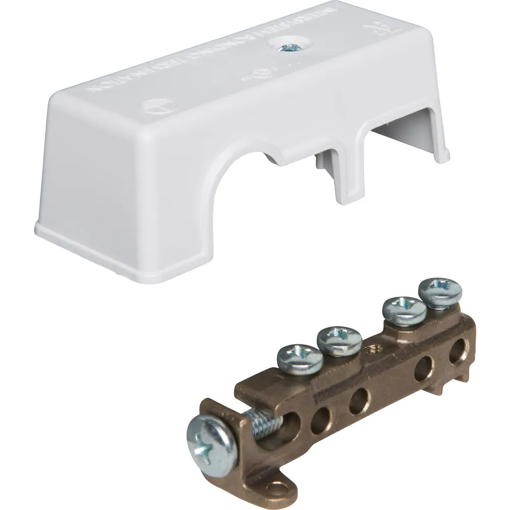 Intersystem Grounding Bridge, w/ Cover, Bronze
