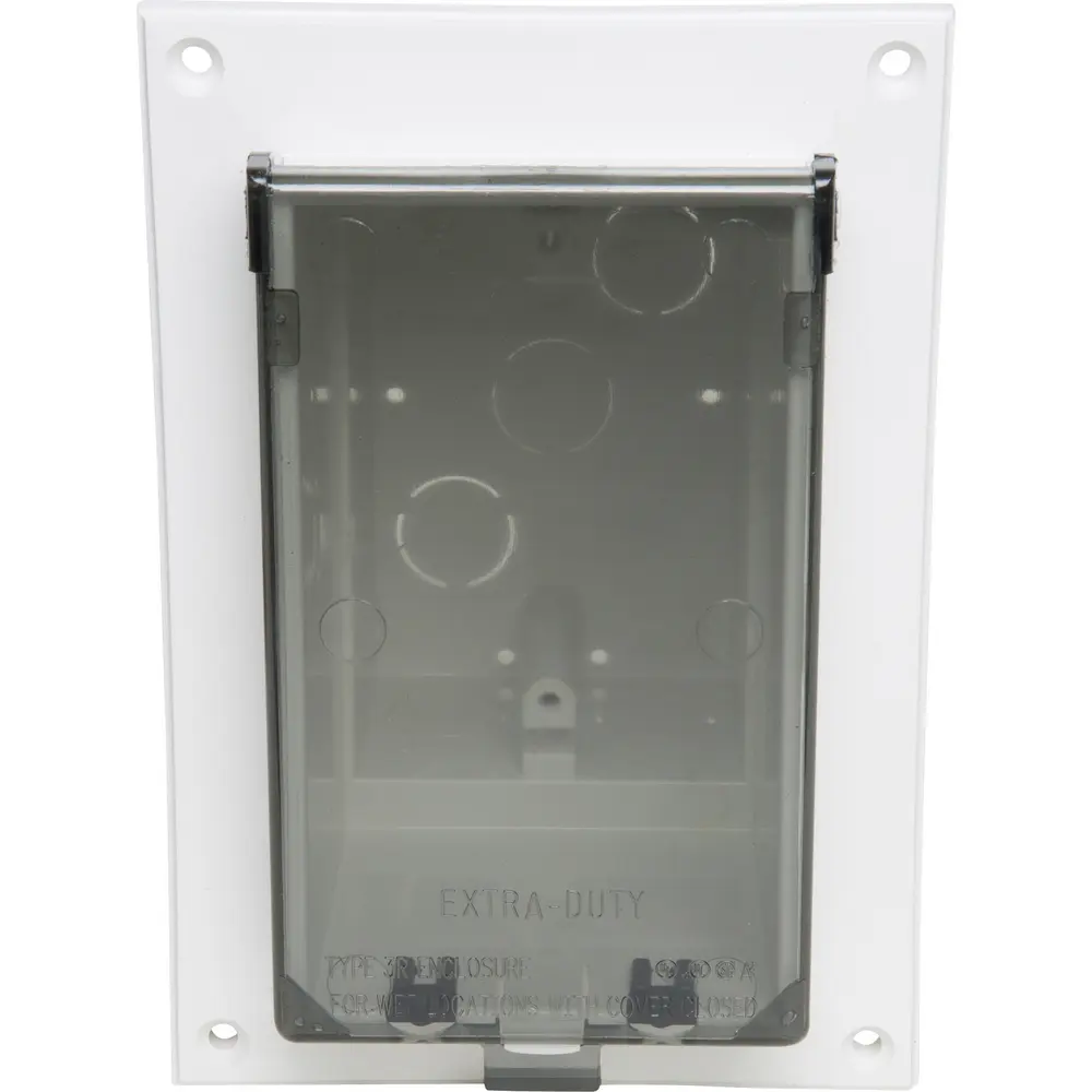 Low Profile InBox™, Single-Gang, Vertical, Clear Cover