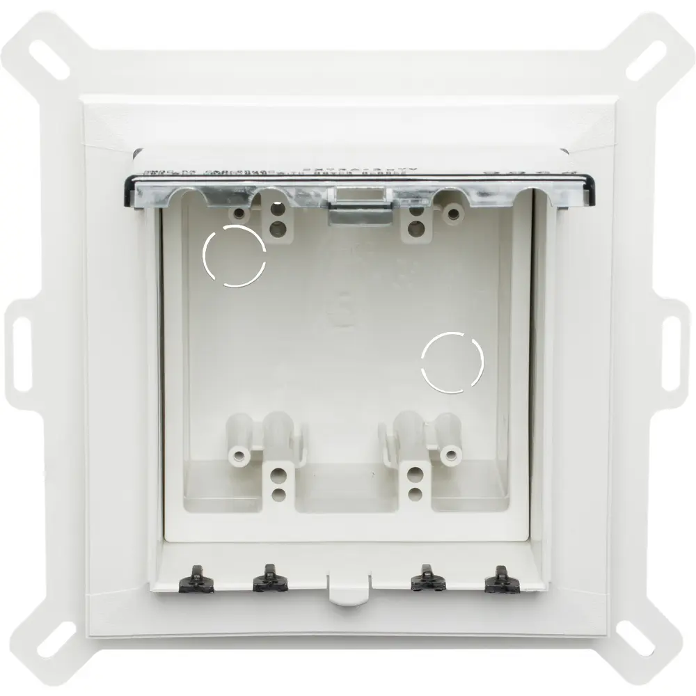 Non-Metallic Exterior Keypad Enclosure, 2-Gang, Clear Cover 3 Non-Metallic Exterior Keypad Enclosure, 2-Gang, Clear Cover