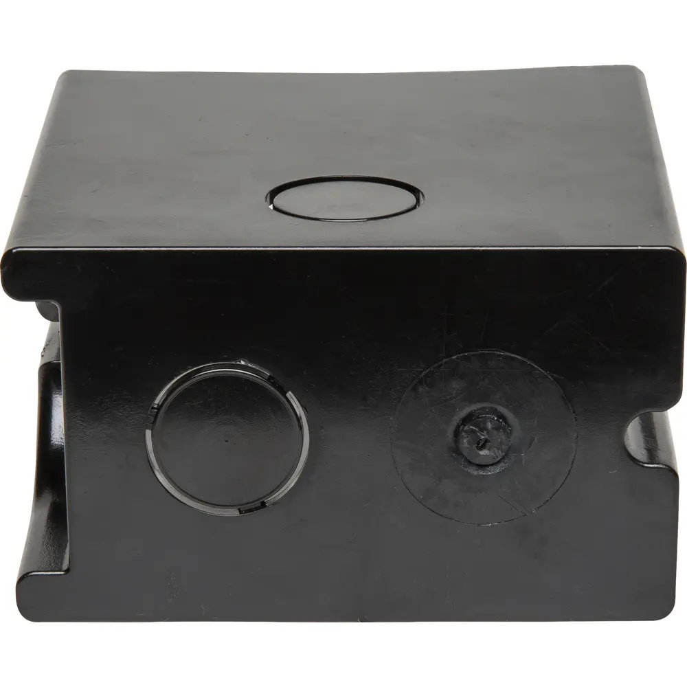 One Box™ Non-Metallic Outlet Boxes, Single-Gang, Black