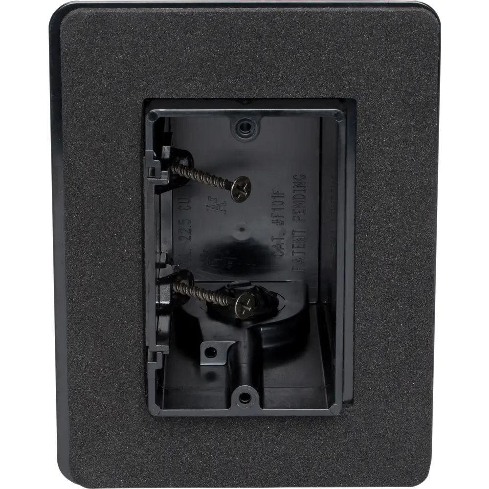 One Box™ Screw-On Non-Metallic Vapor Box, Single-Gang