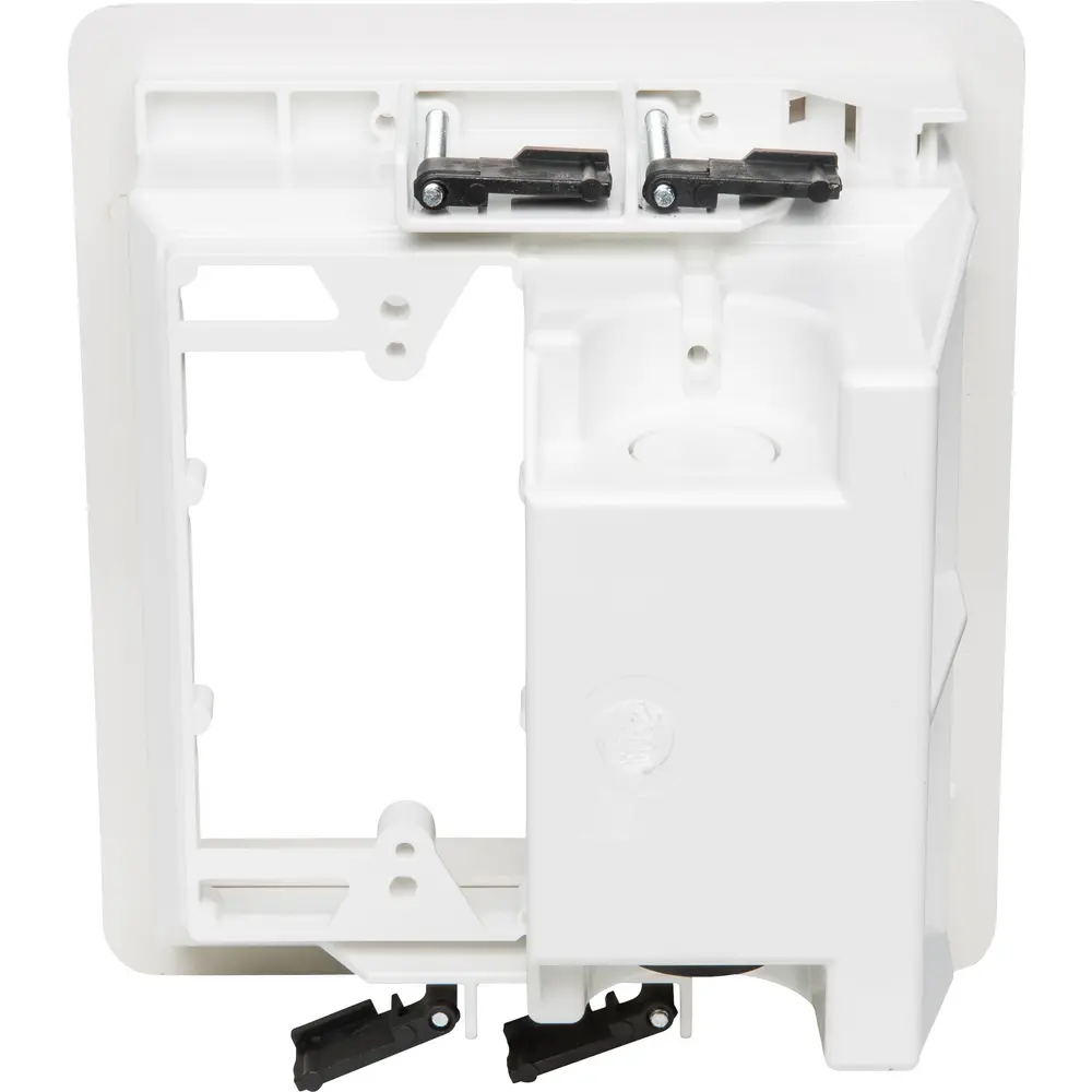 Recessed TV Box™ for Power and Low Voltage, 2-Gang, White