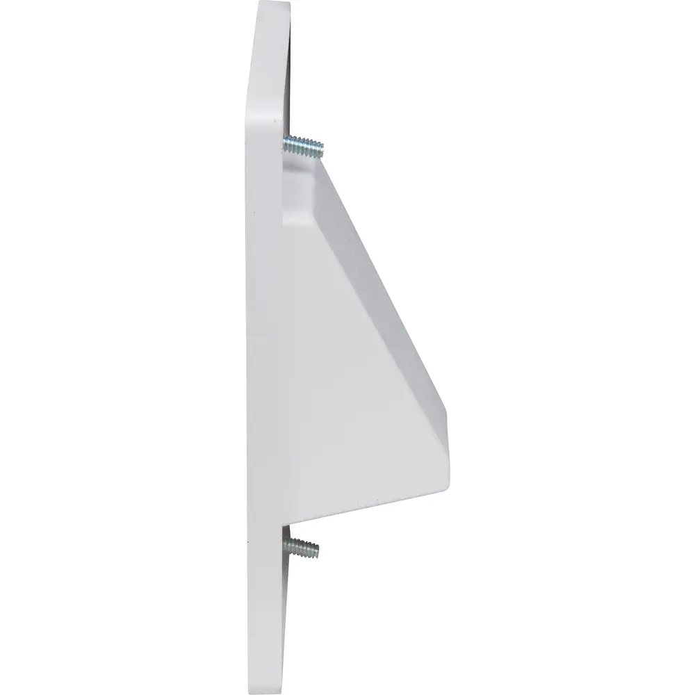 Reversible Low-Voltage Cable Entrance Plate, Single-Gang, White 3 Reversible Low-Voltage Cable Entrance Plate, Single-Gang, White