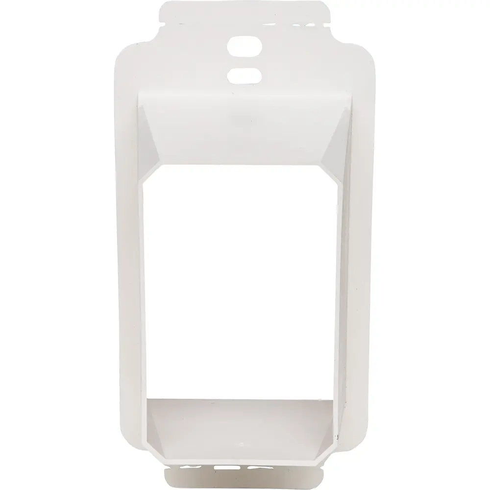 Single-Gang Box Extender w/ Larger Flange, White 1 Single-Gang Box Extender w/ Larger Flange, White
