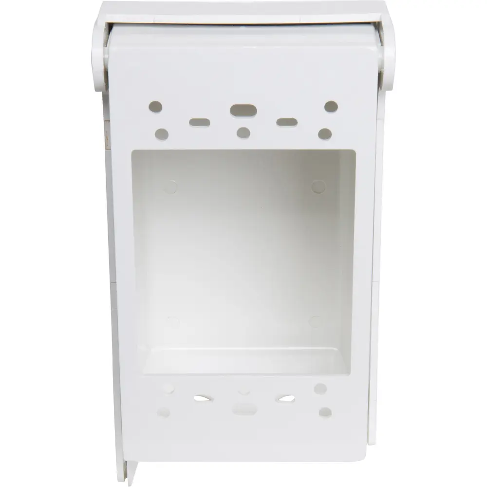 Single-Gang Dri-Box™ Adapters w/ Non-Metallic Cover and Base, Vertical, White