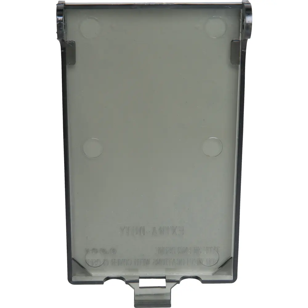 Single-Gang InBox™ Replacement Cover, Vertical, Clear