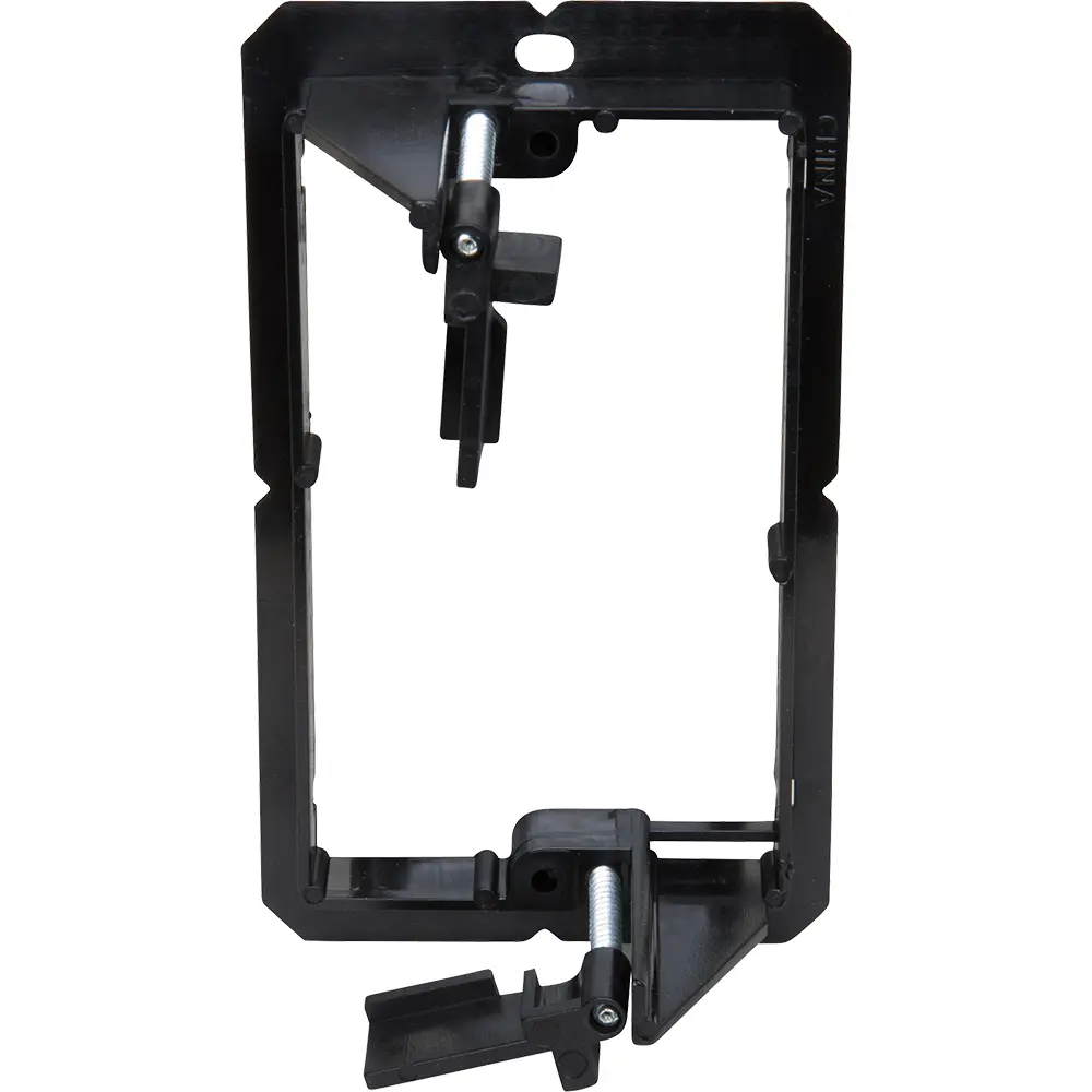 Single-Gang Low Voltage Mounting Bracket, Black 1 Single-Gang Low Voltage Mounting Bracket, Black