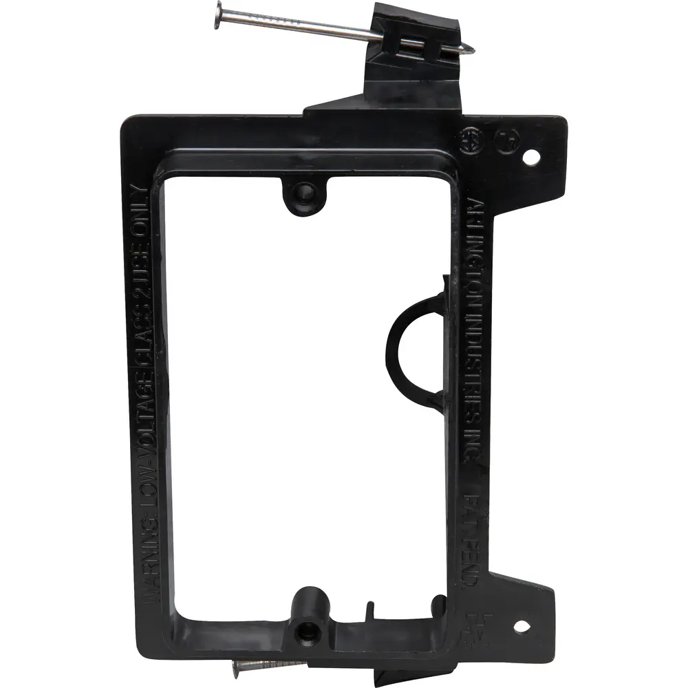Single-Gang Nail On Low Voltage Mounting Brackets for New Construction 1 Single-Gang Nail On Low Voltage Mounting Brackets for New Construction