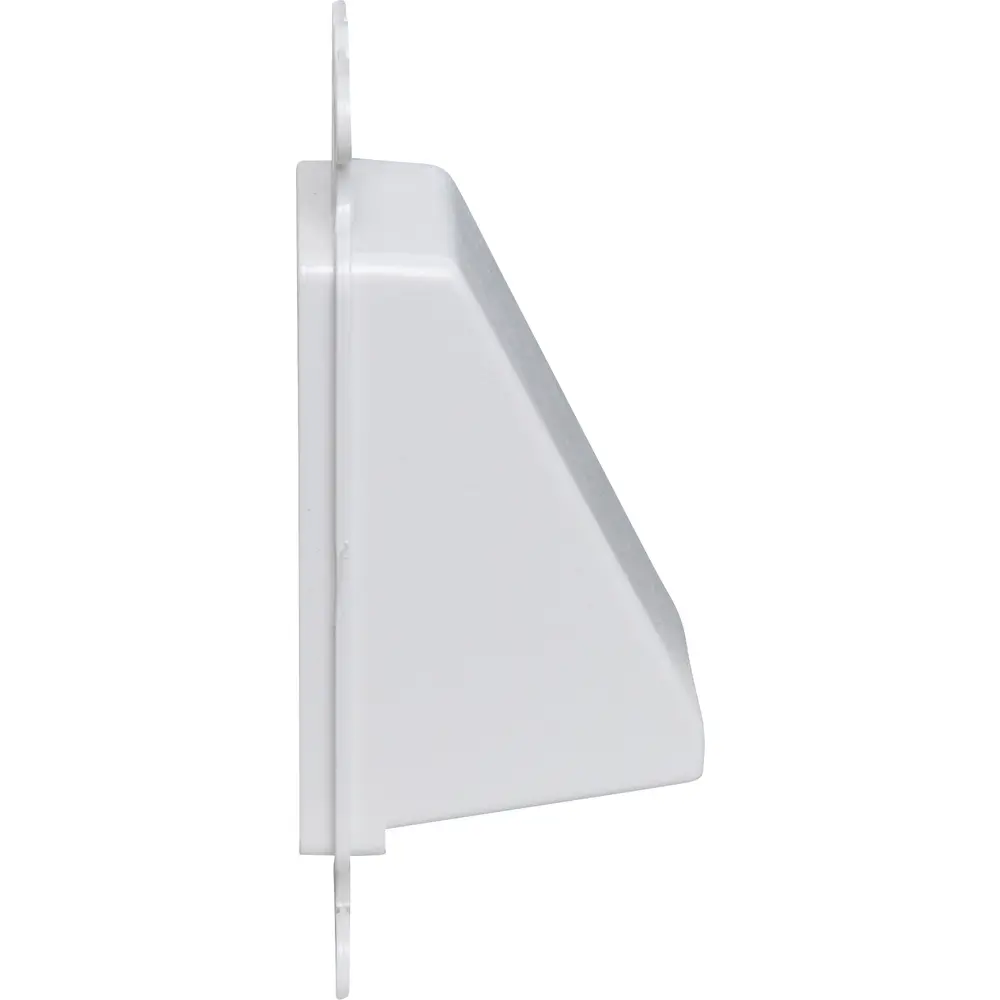Single-Gang Reversible Low-Voltage Cable Entrance Plate, White