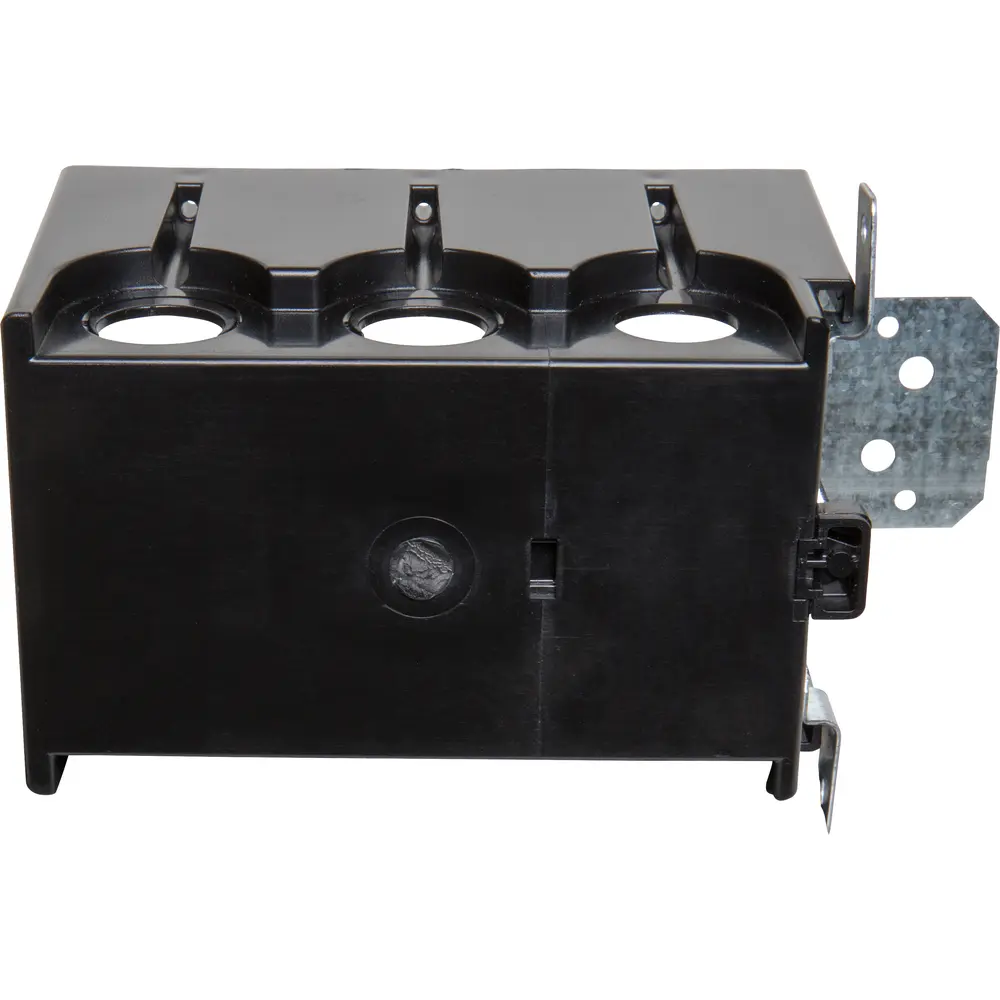Three-Gang Non-Metallic Outlet Box, Black