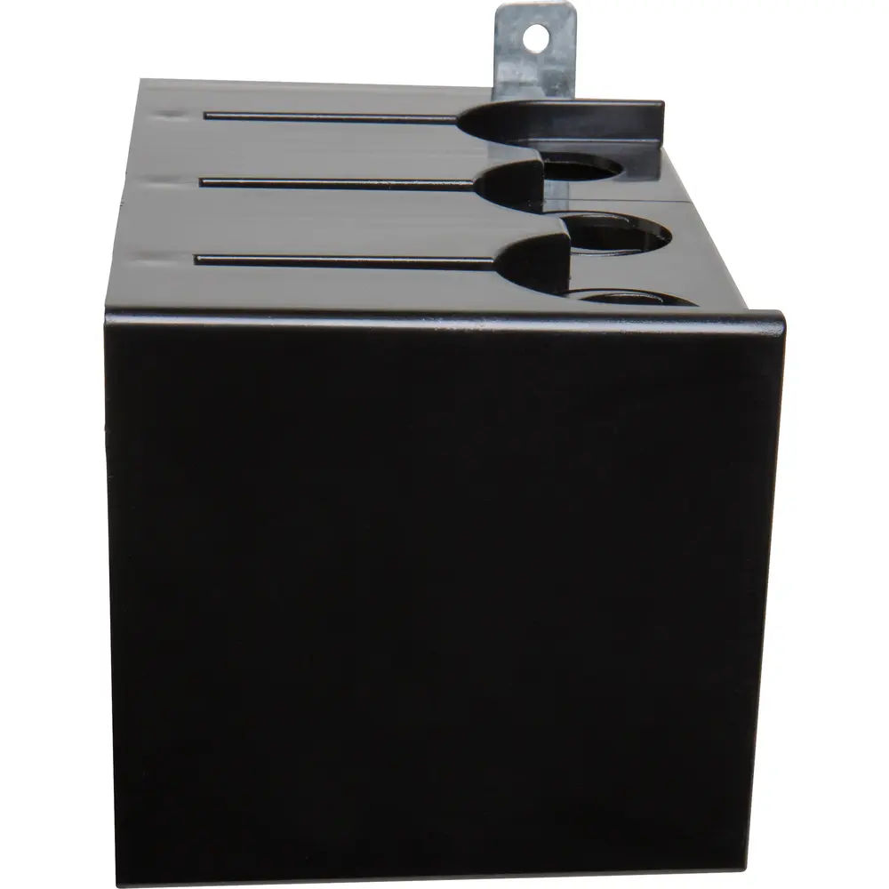 Three-Gang Non-Metallic Outlet Box, Black 3 Three-Gang Non-Metallic Outlet Box, Black