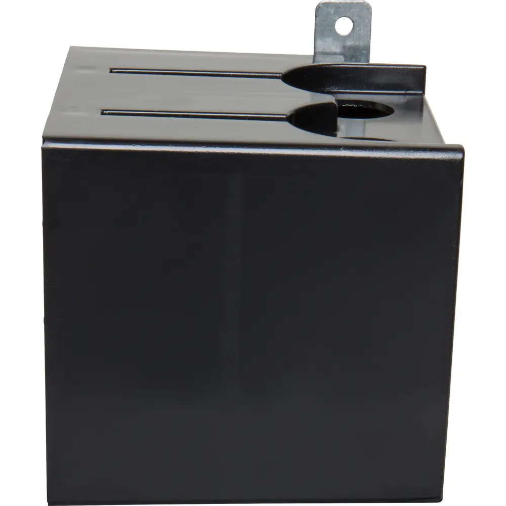 Two-Gang Non-Metallic Outlet Box, Black