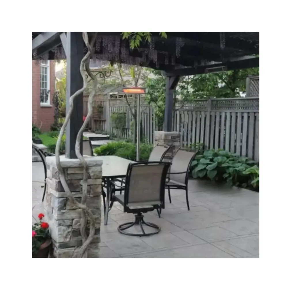 Patio Plus Free Standing Patio Heater with Remote On/Off