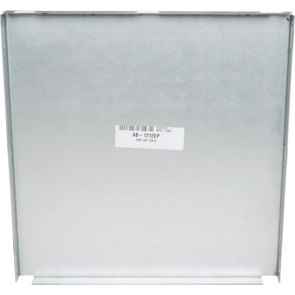 12" x 12" NEMA 1 Wireway Fitting, End Cap